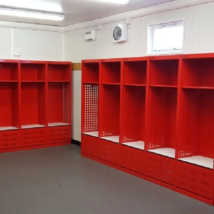 Custom locker project Liverpool football club.